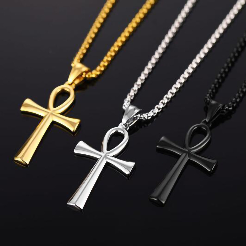 Women'S Egyptian Accessories - Kalung Ankh Mesir Baja Tahan Karat