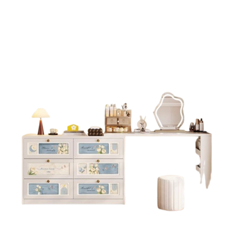 Women Accessories Drawer - oo-Light Kursi Wanita Meja Rias Cermin