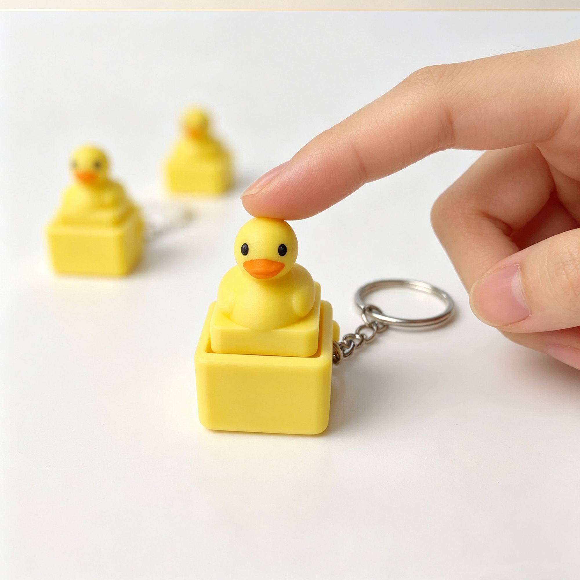 Women'S Key Accessories - Gantungan Kunci Bebek Kuning Lucu, Mainan