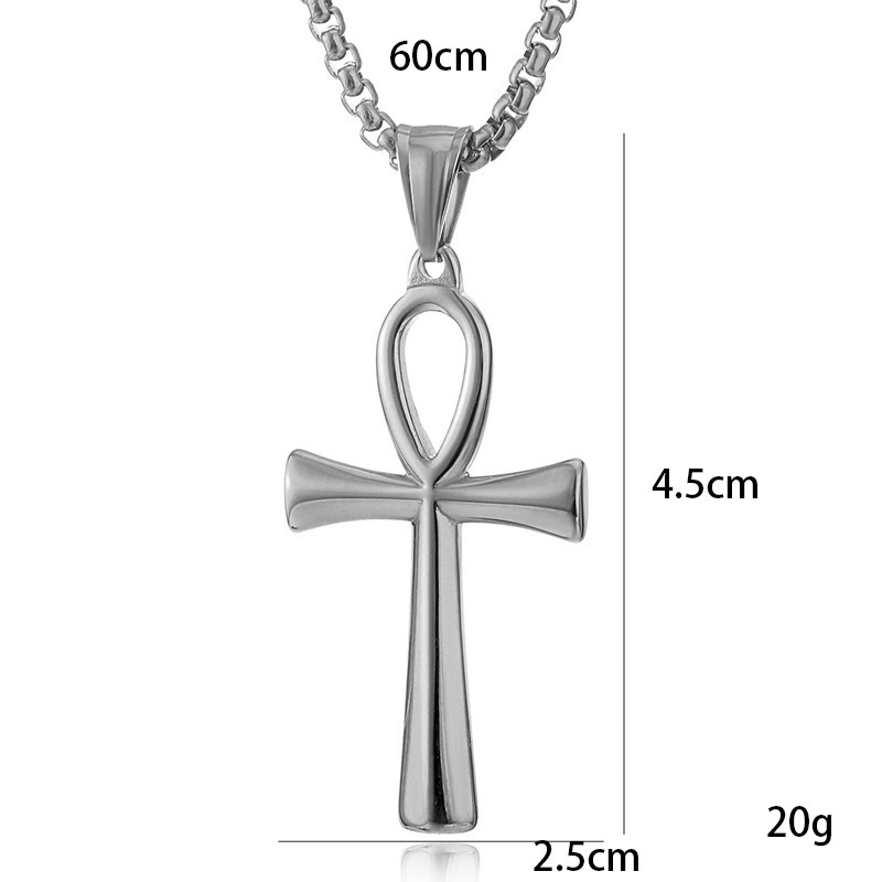 Kalung Ankh Mesir Baja Tahan K - Women'S Egyptian Accessories ulasan dan harga