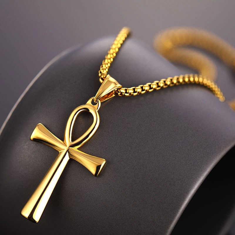 Kalung Ankh Mesir Baja Tahan K - Women'S Egyptian Accessories ulasan dan harga