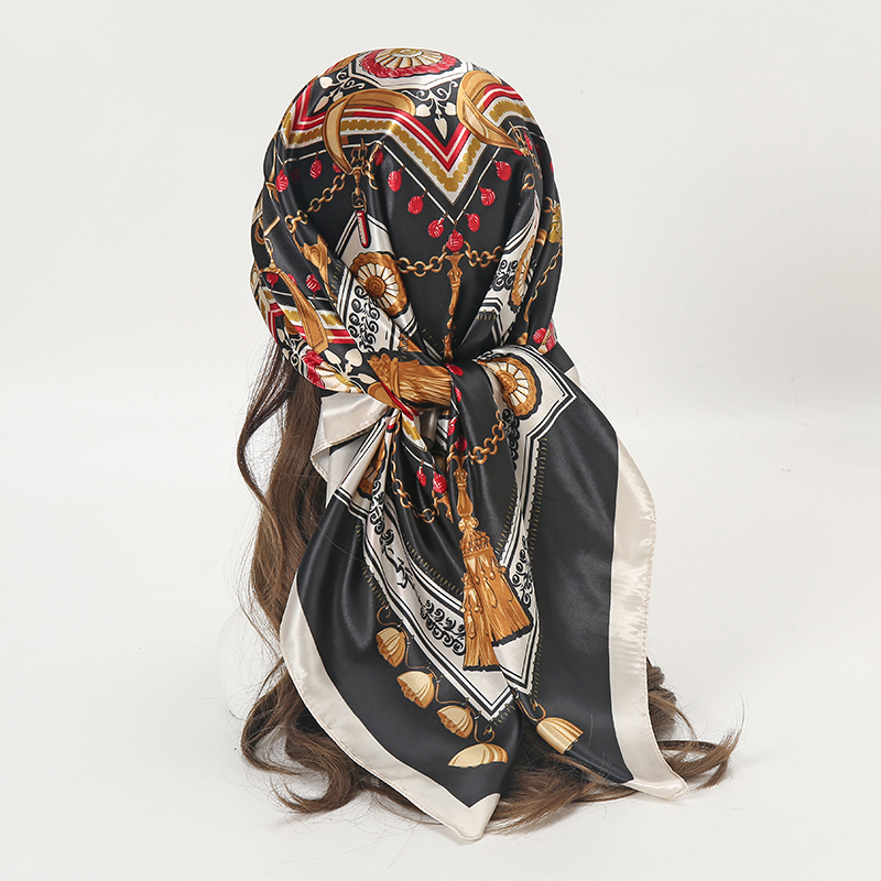 Kerudung Satin Persegi Wanita  - Women Accessories Chain ulasan dan harga