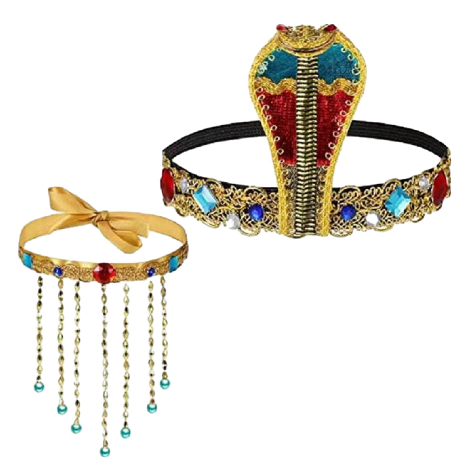 2 Buah Aksesori Kostum Mesir H - Women'S Egyptian Accessories ulasan dan harga