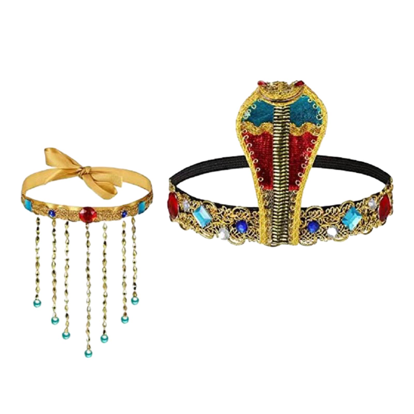 2 Buah Aksesori Kostum Mesir H - Women'S Egyptian Accessories ulasan dan harga