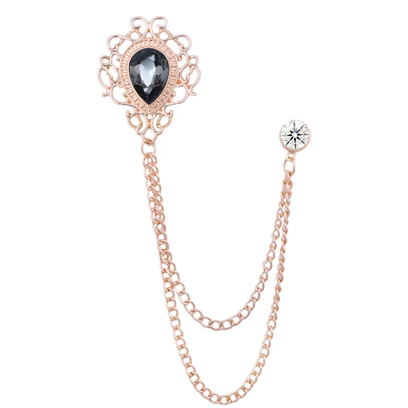 Pin Kerah Kristal Berlian Imit - Women Accessories Chain ulasan dan harga