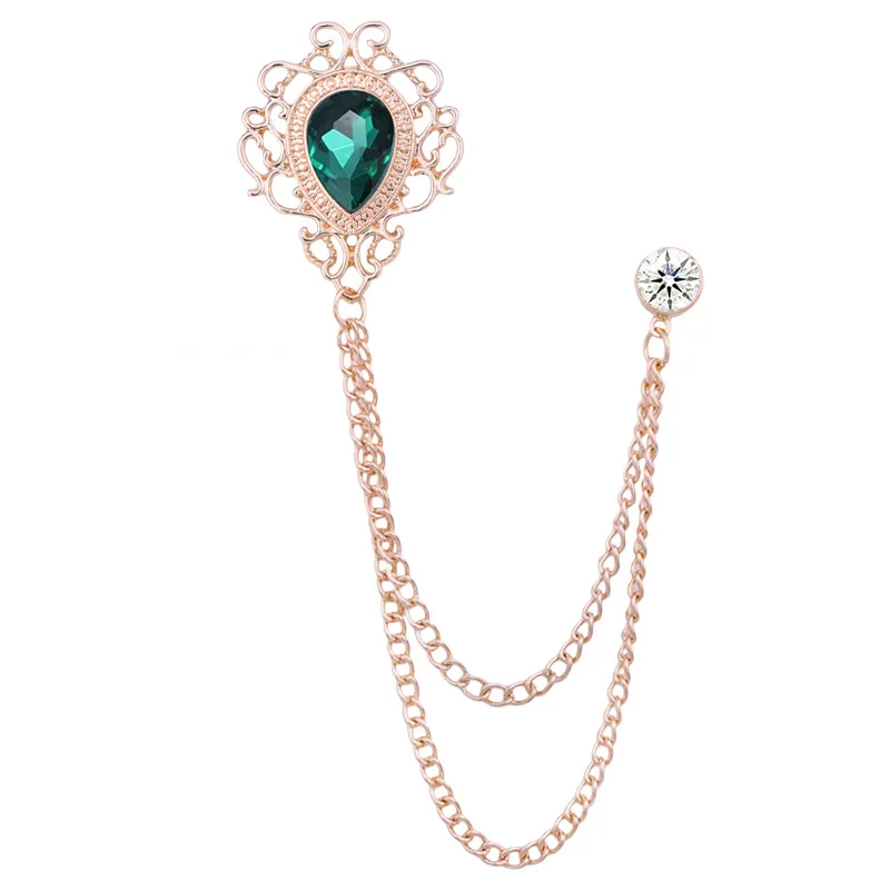 Pin Kerah Kristal Berlian Imit - Women Accessories Chain ulasan dan harga