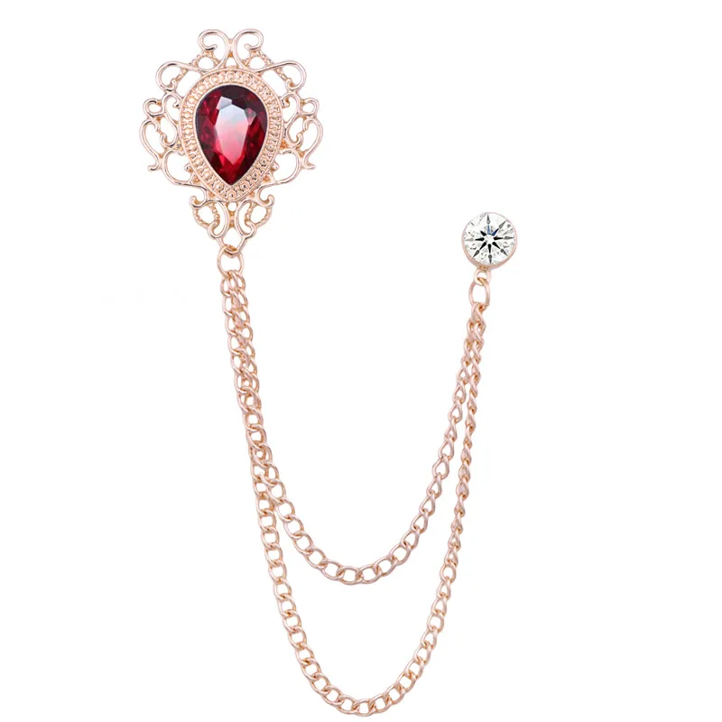 Pin Kerah Kristal Berlian Imit - Women Accessories Chain ulasan dan harga