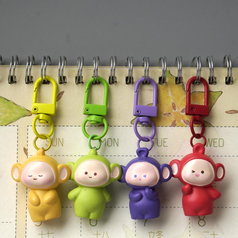 4 Buah Liontin Seri Kartun Tel - Women'S Key Accessories ulasan dan harga
