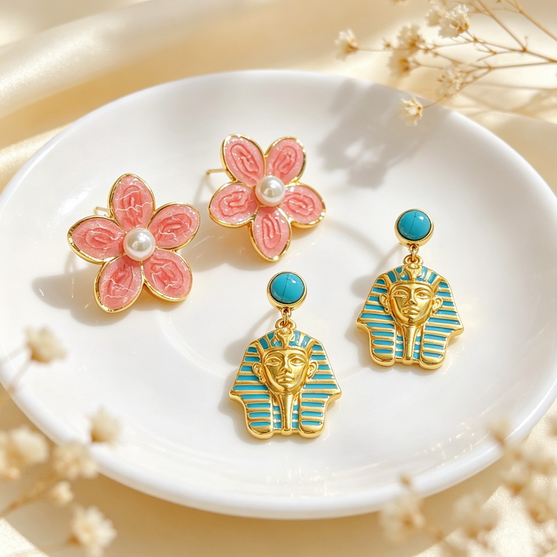 Anting Wanita Kalen Stainless  - Women'S Egyptian Accessories ulasan dan harga