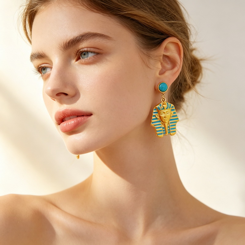 Anting Wanita Kalen Stainless  - Women'S Egyptian Accessories ulasan dan harga