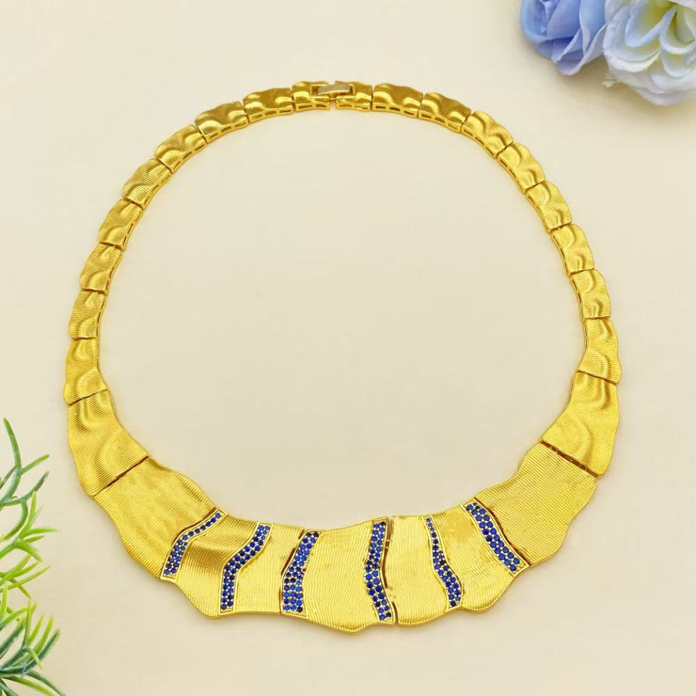 Perhiasan Set Kuningan Berlapi - Women Accessories Uae ulasan dan harga
