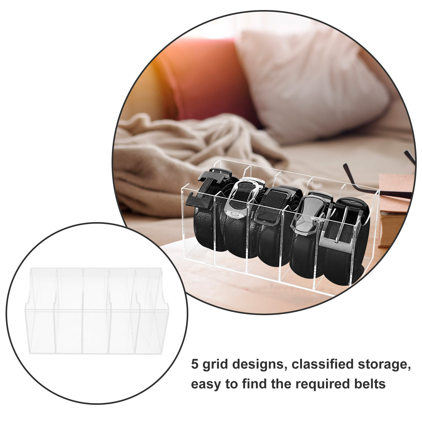 Organizer Sabuk Akrilik Transp - Women Accessories Drawer ulasan dan harga