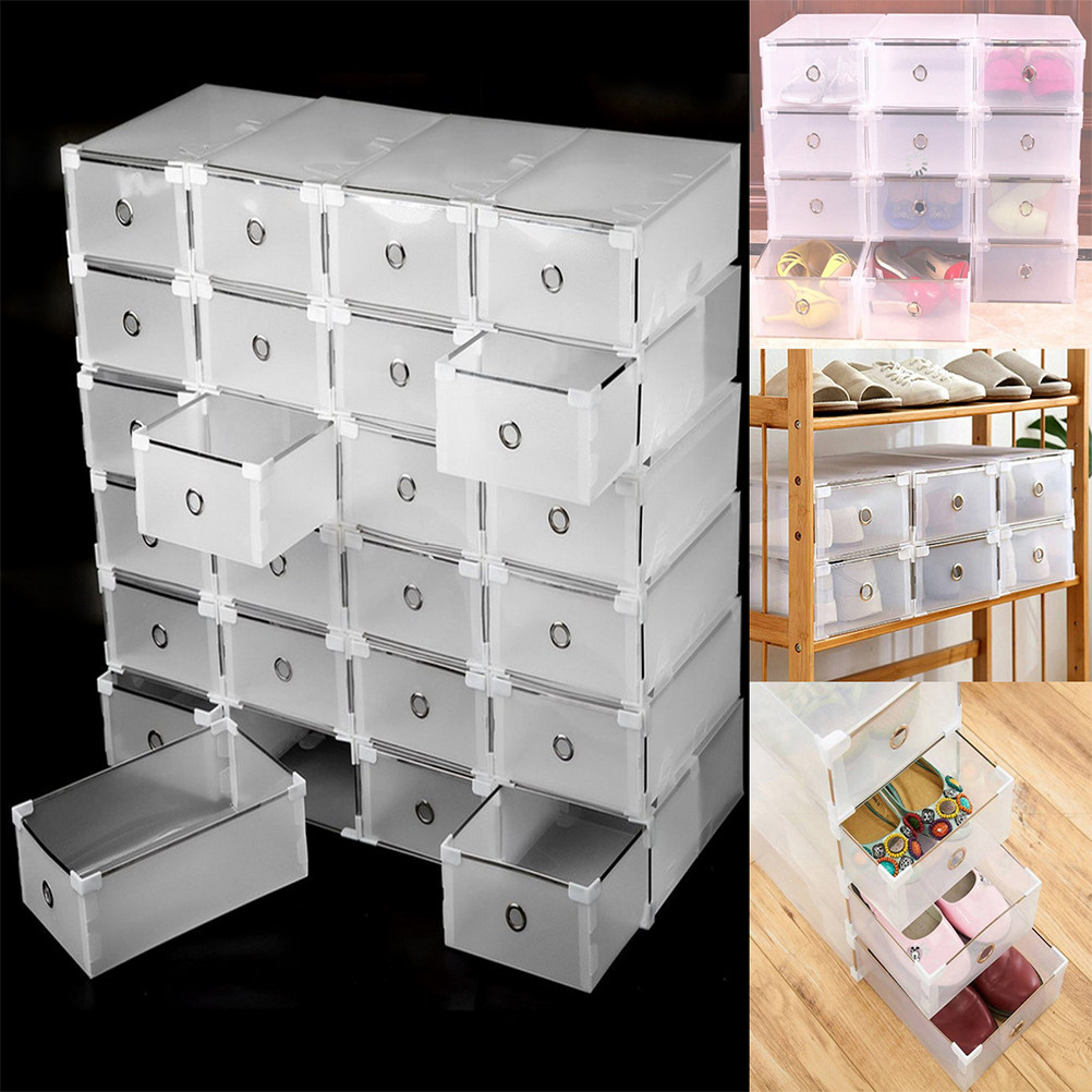 2Pcs Kotak Penyimpanan Sepatu  - Women Accessories Drawer ulasan dan harga