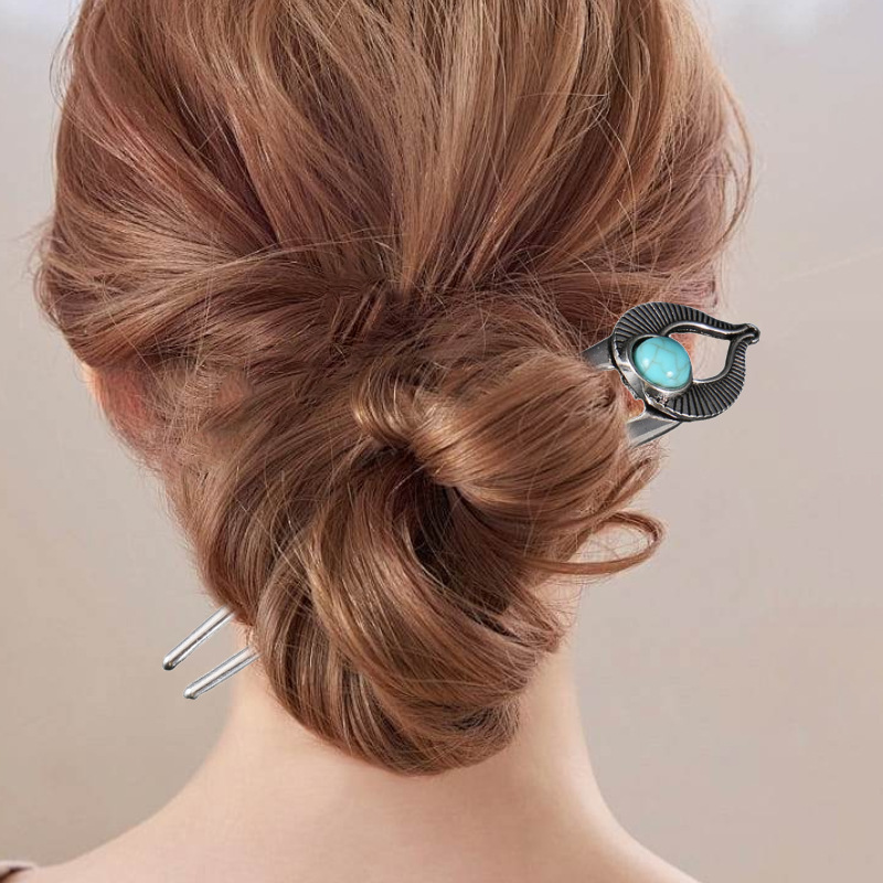 Jepit Rambut Bentuk U Turquois - Women'S Egyptian Accessories ulasan dan harga